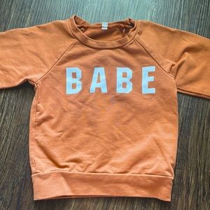 3-6m BABE L/S Shirt